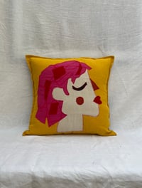 Image 1 of Yellow Smoocher Cushion Cover