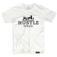 Hustle Period shirt (White/Black)