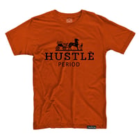 Hustle Period shirt (Orange/Black)