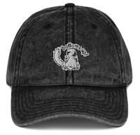 Image 1 of Bottoms Up! Embroidered squirrel koozie Cap