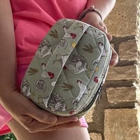 Image 4 of Chicken Print Quilted Cosmetic Bag