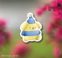 Winter Pompompurin Sticker