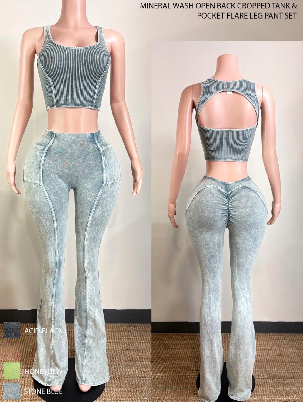 Image of MISHA SET-Stone blue 