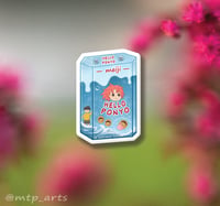 Hello Ponyo Sticker