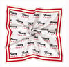 Signature White-Red Scarf 