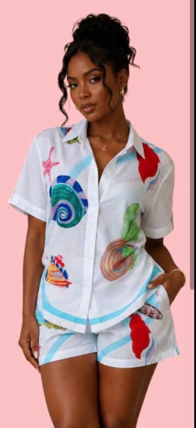 Image of UNDER THE SEA SHORT SET