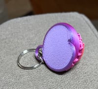 Image 3 of 3D Printed “Poop Happens” Keychain