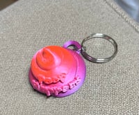 Image 4 of 3D Printed “Poop Happens” Keychain