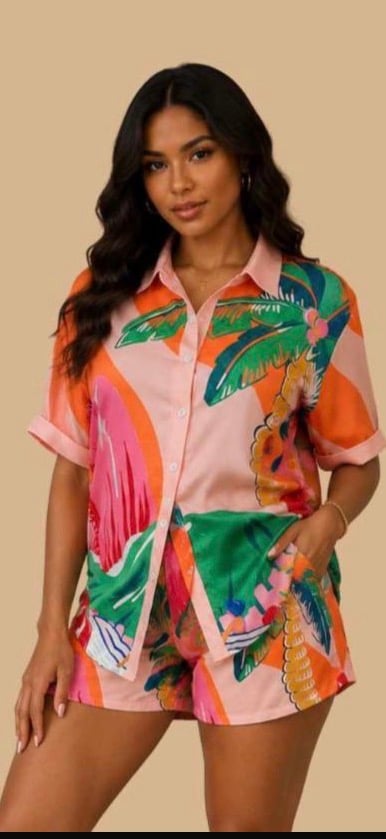 Image of PALM BEACH SHORT SET