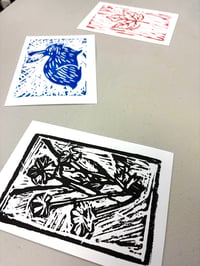 Image 3 of Block Carving and Print Making Workshop at The Makery