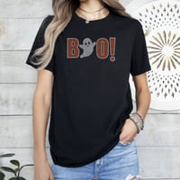 Image 2 of BOO! Rhinestone Tee