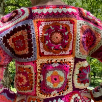 Image 2 of 044 - Medium - Granny Square Pink Orange 