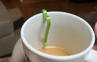 Image 3 of Personalized 3D Printed Cup Charm | Custom Name Mug Clip | Coffee Cup Accessory