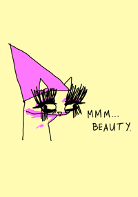 mmmm beauty 5x7 numbered and signed PRINT