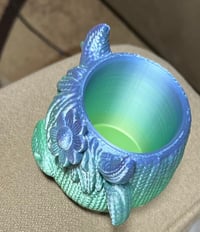 Image 4 of 3D Printed Highland Cow Succulent Planter | Cute Cow Plant Pot | Small Desk Planter 