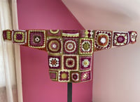Image 4 of 050 - Medium - Granny Square Lime Raspberry 