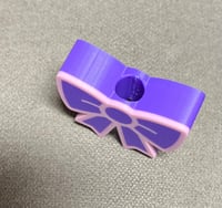 Image 4 of 3D Printed Bow Straw Topper | Straw Charm | Stanley-Style Cup Accessory