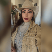 Worn Tan Studded Jacket + Free Signed 8x10 