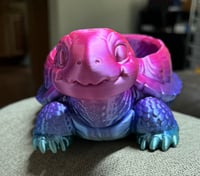Image 1 of 3D Printed Turtle Succulent Planter | Cute Turtle Plant Pot