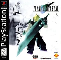 Final Fantasy 7 PS1 Box Art Rug
