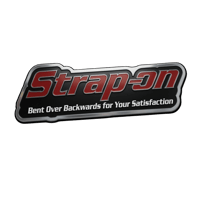 STRAP-ON Sticker – Bent Over Backwards for Your Satisfaction (5" x 1.5") | Mechanic Humor