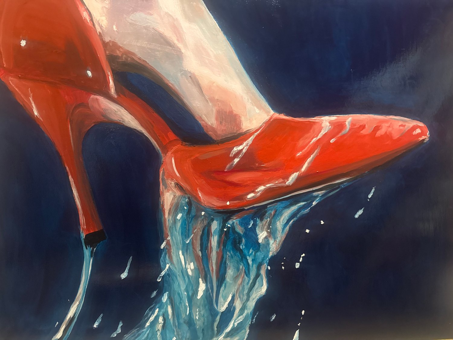 Painting - The Queen Steps