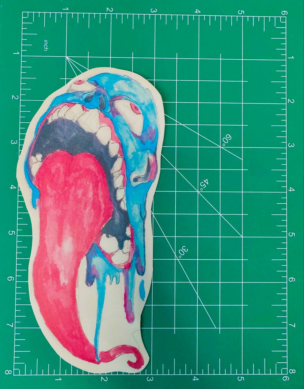 Image of bleh sticker