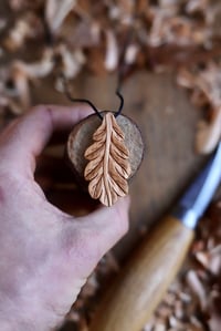 Image 6 of Oak Leaf — Pendant Necklace 