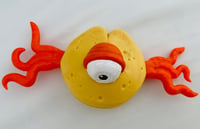 Image 7 of MISFORTUNE COOKIE "Spicy Boi Orange" Limited Edition 5.25" Sofubi Soft Vinyl Toy 