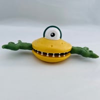 Image 3 of MISFORTUNE COOKIE "Mild Mannered Green" Limited Edition 5.25" Sofubi Soft Vinyl Toy 