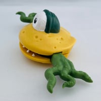 Image 4 of MISFORTUNE COOKIE "Mild Mannered Green" Limited Edition 5.25" Sofubi Soft Vinyl Toy 