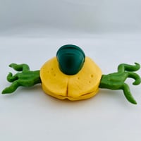 Image 5 of MISFORTUNE COOKIE "Mild Mannered Green" Limited Edition 5.25" Sofubi Soft Vinyl Toy 