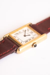 Image 4 of 80s seiko tank "black cabachon"