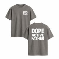 Dope Active Father Logo Tee (Cement Grey)