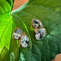 Image 1 of Constellation sparkling cubic zirconia post earrings