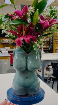 Image 2 of Female Torso Vase 