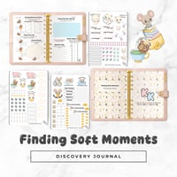 Image 4 of Finding Soft Moments, Guided Mental Health Journal, Digital, Printable