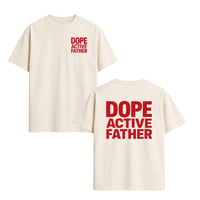 Dope Active Father Logo Tee (Cream/Red)