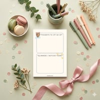 Image 2 of Quiet Reflection Brain Dump Notepad | Panko Anxiety Relief Desk Pad