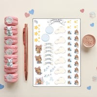 Image 1 of Panko's Sleep & Energy Tracking Sticker Sheet Set