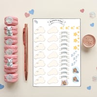 Image 2 of Panko's Sleep & Energy Tracking Sticker Sheet Set
