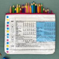 Image 2 of Sewing Pattern Pencil Case, 70’s Womens Halter Neck Dress