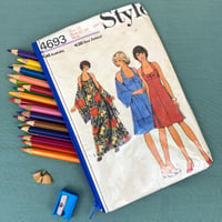 Image 1 of Sewing Pattern Pencil Case, 70’s Women’s Halter Neck Dress