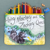 Image 1 of Hairy Maclary and Zachary Quack, Book Page Pencil Case
