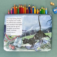 Image 2 of Slinky Malinki, Hairy Maclary Book Page Pencil Case