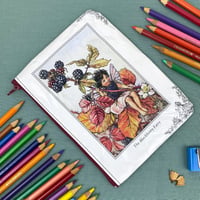 Image 1 of Flower Fairies Book Page Pencil Case, the Blackberry Fairy, Cicely Mary Barker