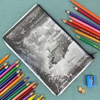 Image 1 of Fourth Wing Map, Onyx Storm Book Page Pencil Case, Rebecca Yarros