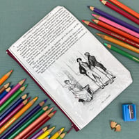Image 2 of Complete Illustrated Jane Austen Book Page Pencil Case, Pride and Prejudice 