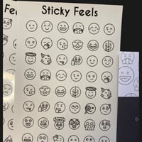 Image 3 of Sticky Feels – Clear Emoji Stickers for Book Lovers