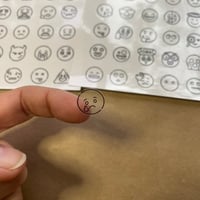 Image 4 of Sticky Feels – Clear Emoji Stickers for Book Lovers
